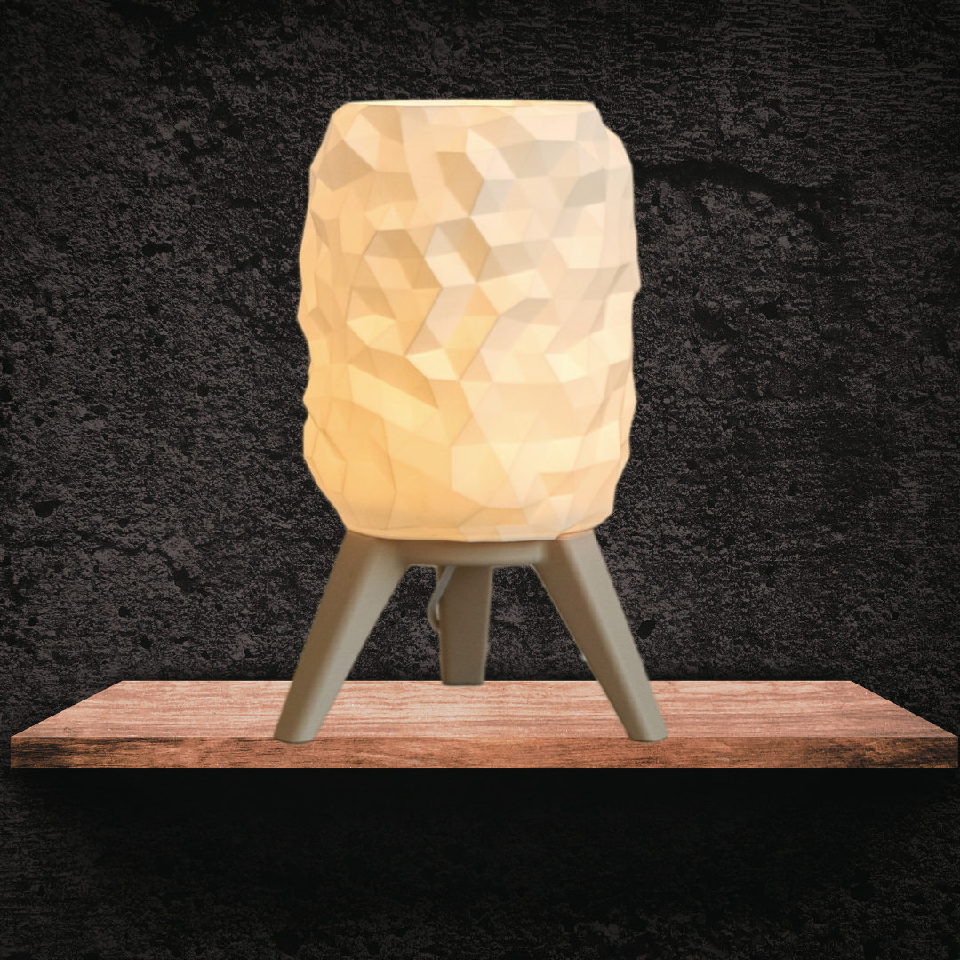 Facet Tripod Glow Lamp
