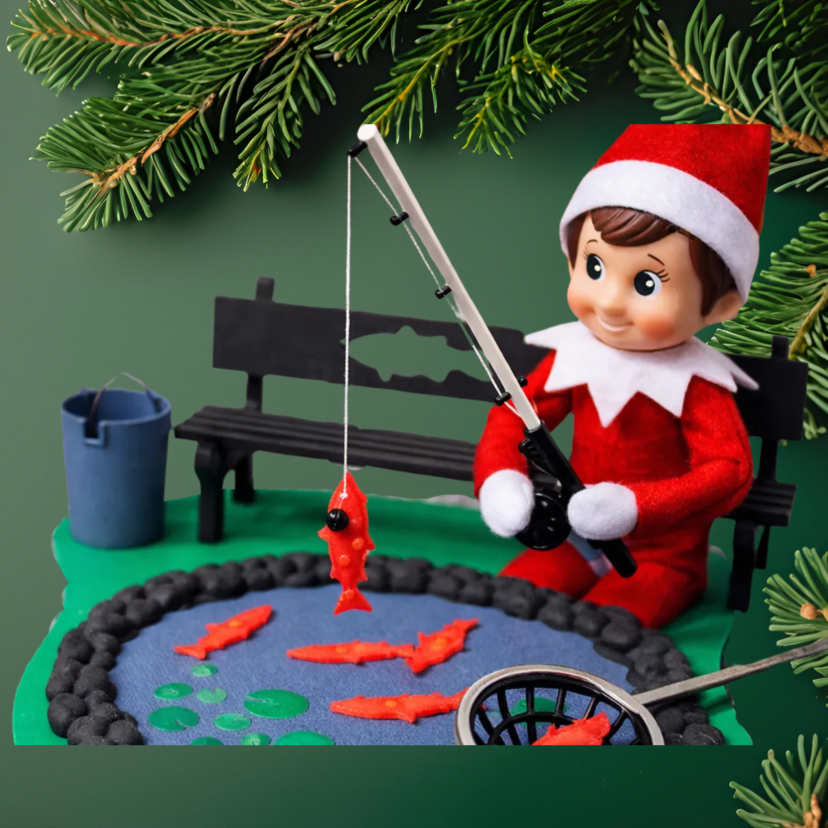 Elf Magnetic Fishing Pond Set