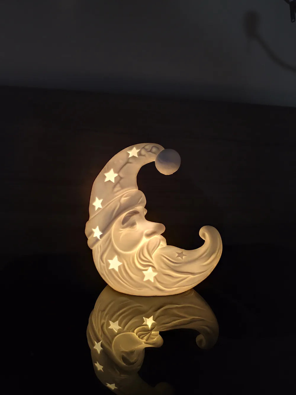 Santa Moon Lamp
