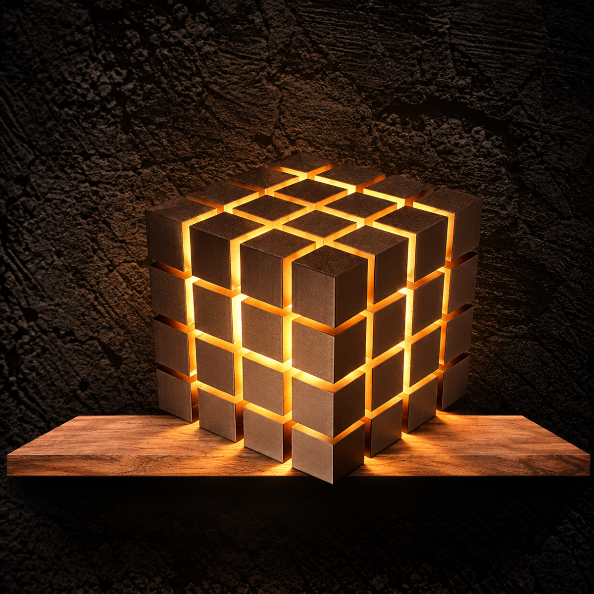 Geometric Cube Lamp