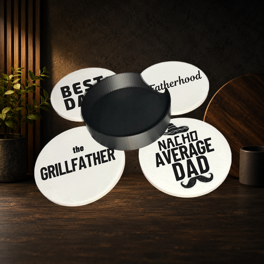 Funny Dad Coaster Set