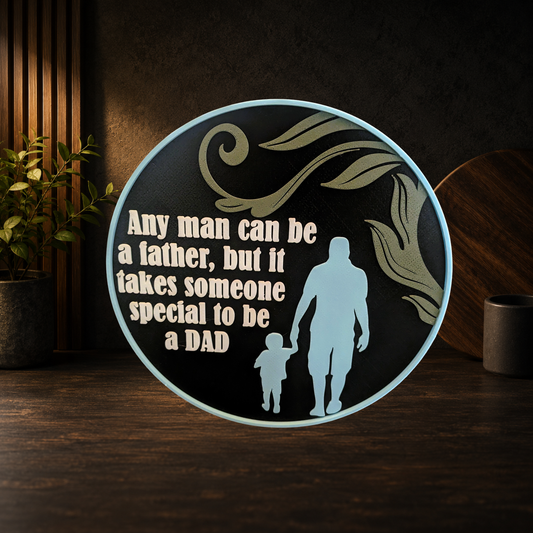 Special Dad Round Plaque