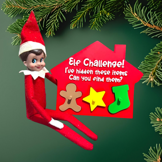 Elf Challenge Sign