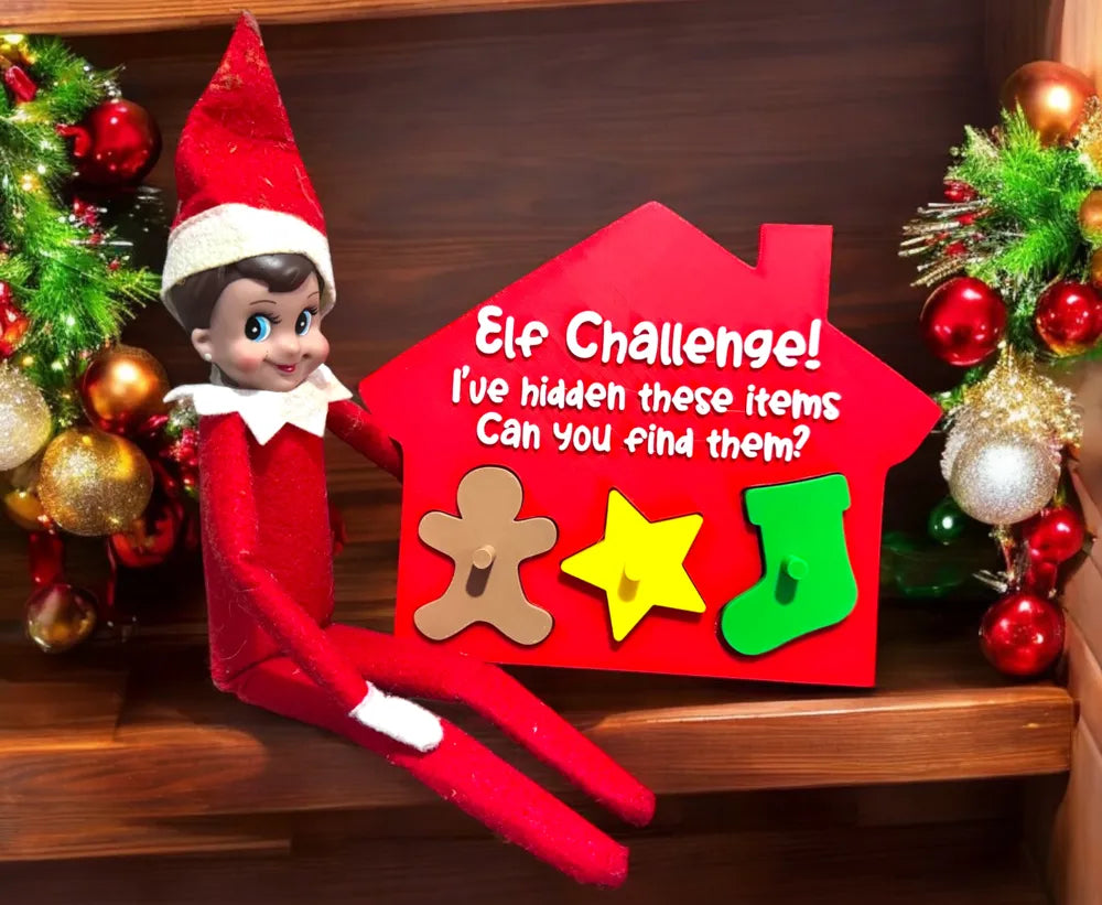 Elf Challenge Sign