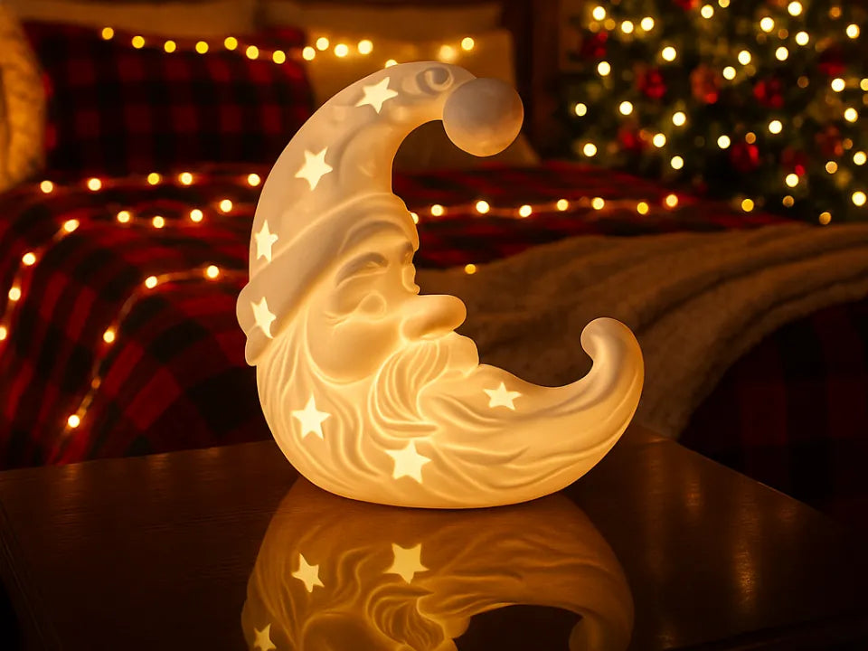 Santa Moon Lamp