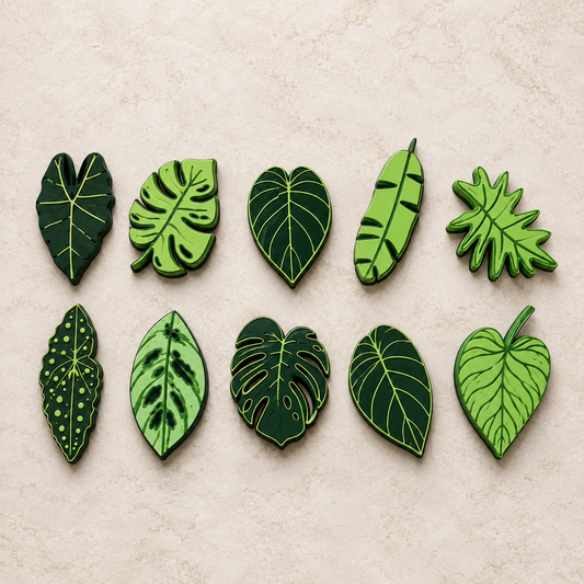 Plant Leaf Magnet Set (10 pieces)