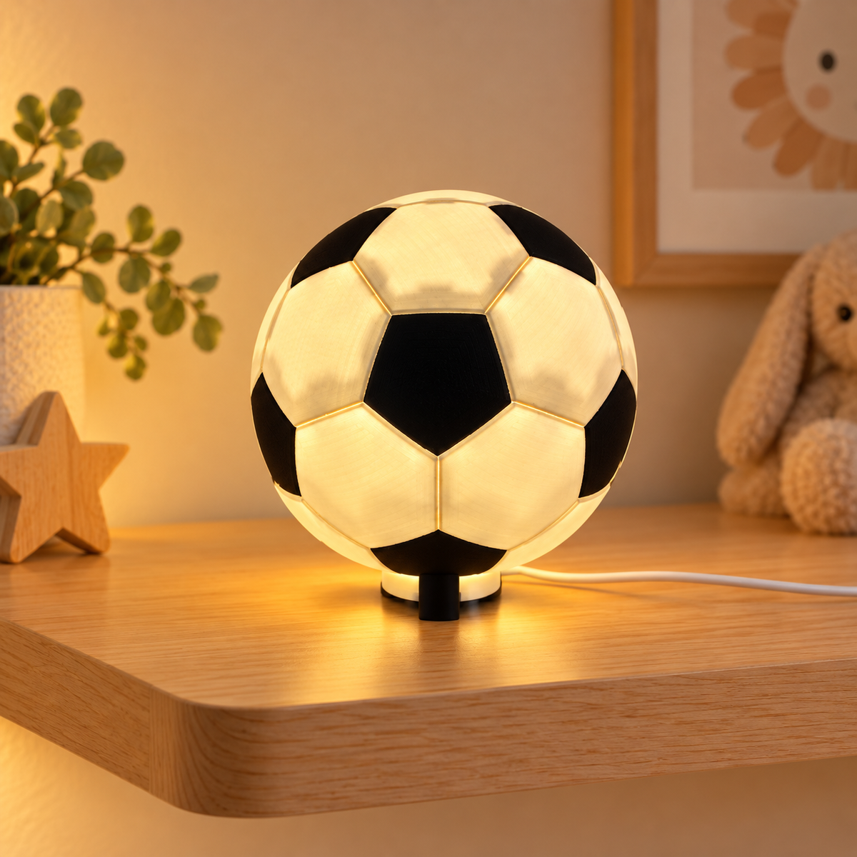 Soccer Ball Lamp